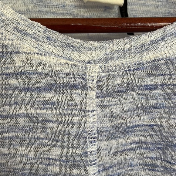 Periwinkle Asymmetrical Sweater - Picture 3 of 4